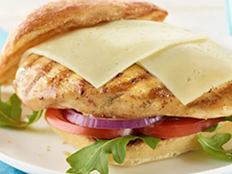GRILLED CHICKEN HAVARTI SANDWICH