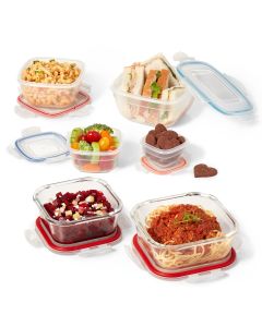 LocknLock Glass and Easy Match 12-Piece Set