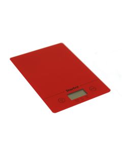 Red Ultra Thin Digital Kitchen Scale