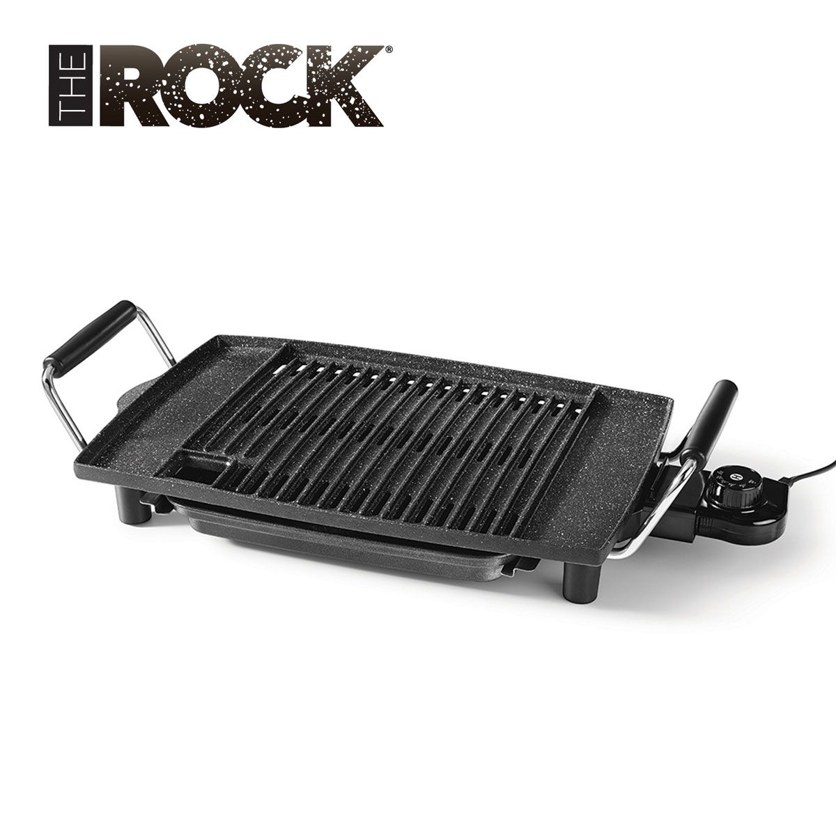 Starfrit The Rock Indoor Smokeless Electric BBQ Grill 1200 W Electric Indoor  - Office Depot