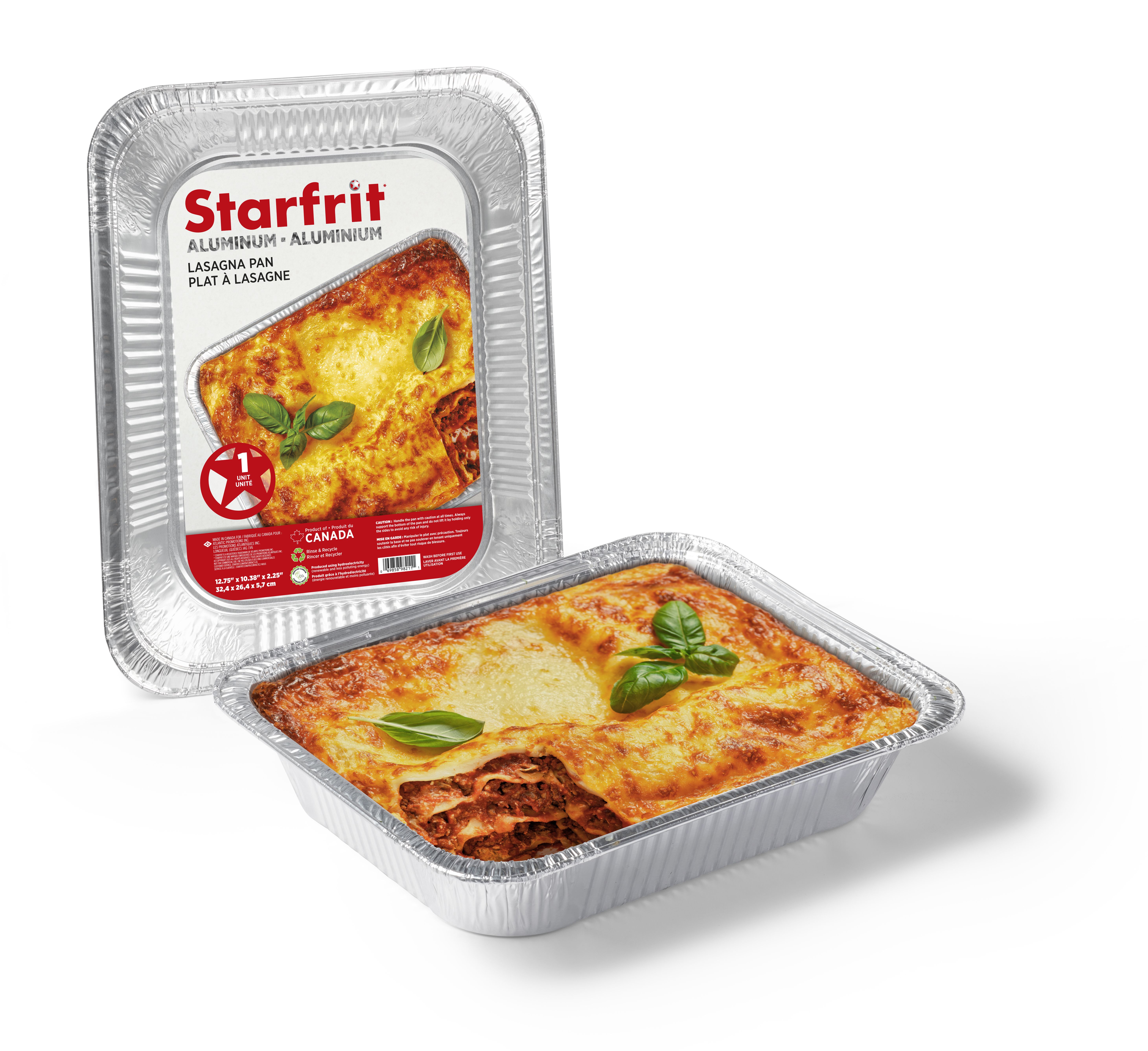 Half-Size Aluminum Lasagna Pan (1-Pack)