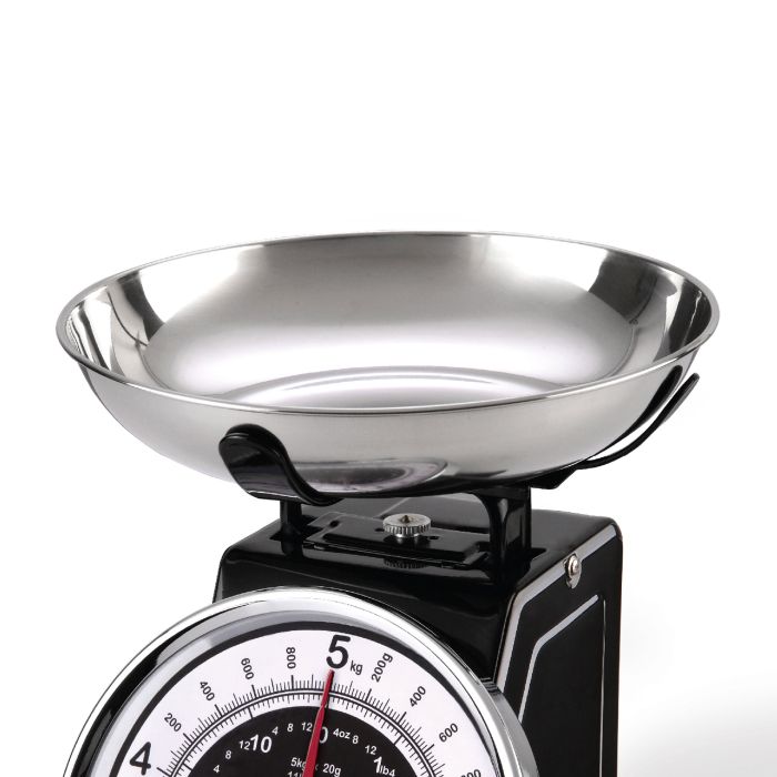 Starfrit Gourmet 080211-003-0000 Retro Mechanical Kitchen Scale, Silver