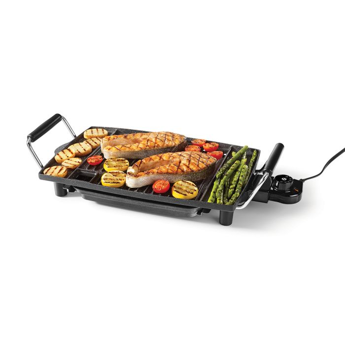 Starfrit The Rock Indoor Smokeless Electric BBQ Grill 1200 W Electric  Indoor - Office Depot