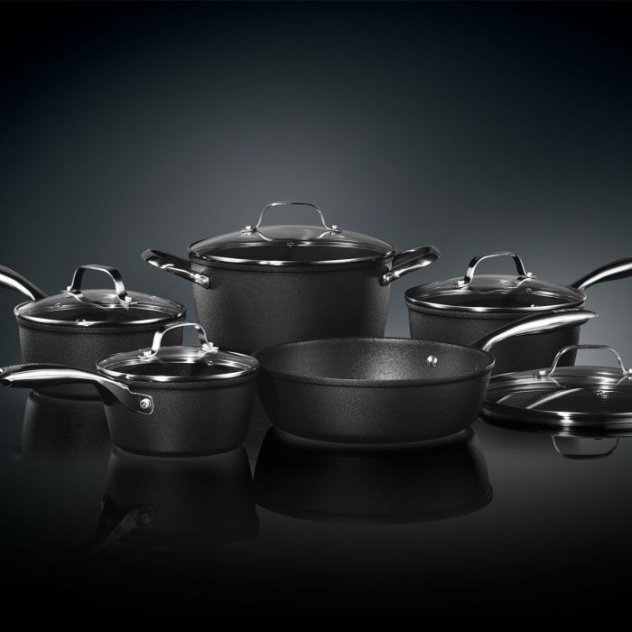 Starfrit 10pc The Rock Diamond Cookware Set