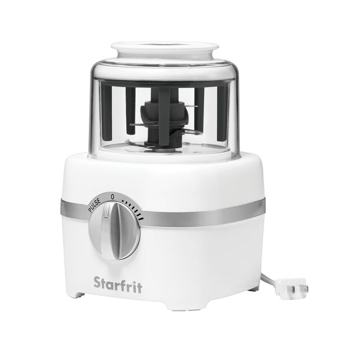 Starfrit - Mini Hachoir à Base Rotative pour Ail et Fines Herbes, Noir