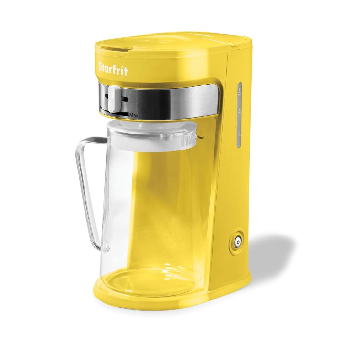 Machine à thé et à café glacés électrique jaune