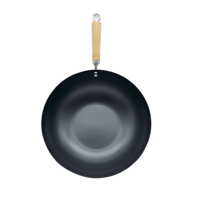 Wok Acier au Carbone 32cm (12,5)