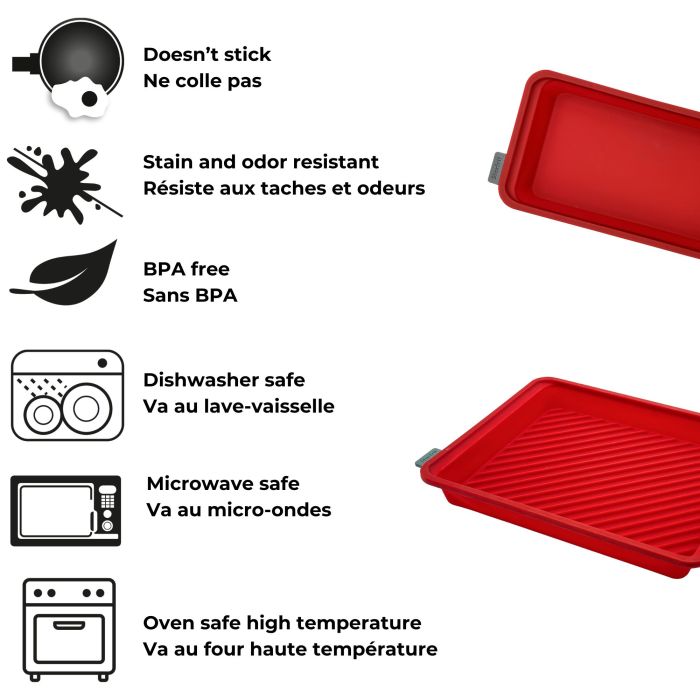 Cookstyle Silicone Bakeware has a natural non-stick surfaces and is easy to  clean, easy to store and dishwasher safe. Get these from our…