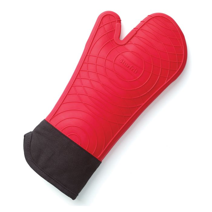 Gants de cuisson arc-en-ciel épais en silicone, mitaines de four