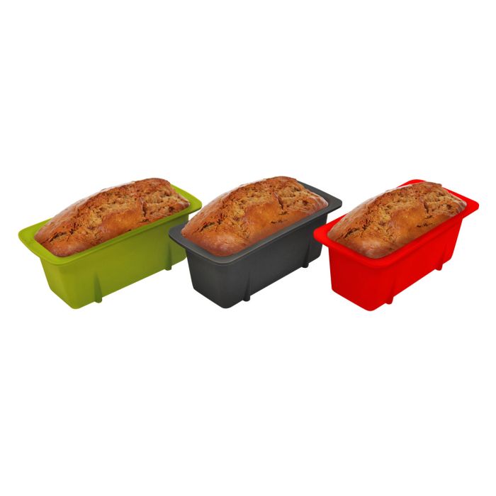 Meatloaf and Bread Pan | Gourmet Non-Stick Silicone Loaf Pan by Boxiki Kitchen | for Baking Banana Bread, Meat Loaf, Pound Cake | 8.5 FDA-Approved