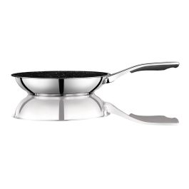 Starfrit The Rock Stainless Steel 9 5 24cm Fry Pan Starfrit Starfrit The Rock Stainless Steel 9 5 24cm Fry Pan Starfrit