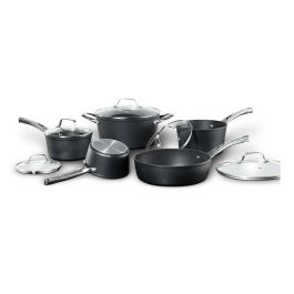 Heritage The Rock Diamond Non-Stick Cookware Set with Matching Frying Pan,  10-pc