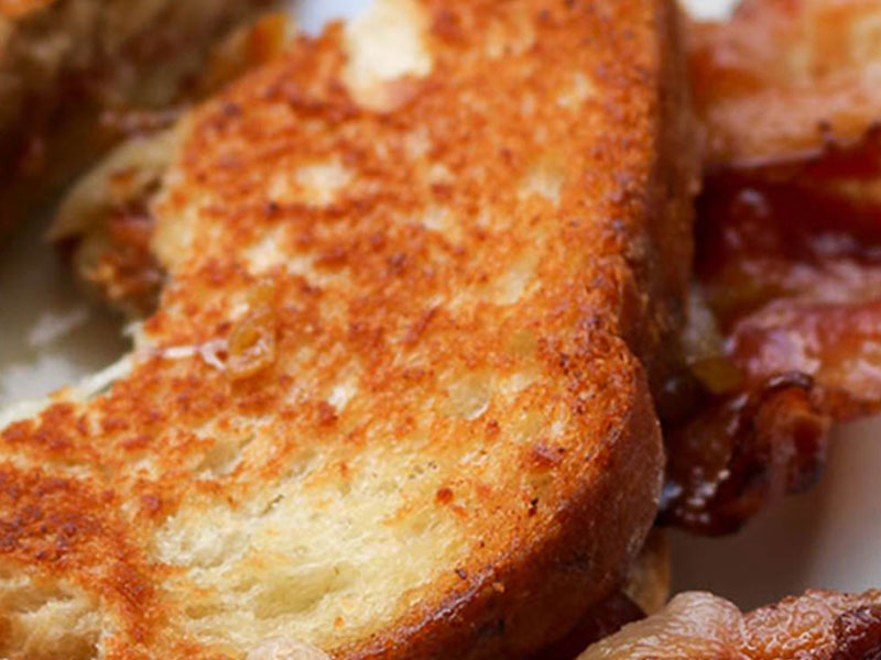 Bacon and Pear Grilled Cheese