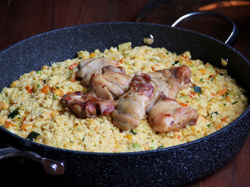 Vegetable and Chicken Couscous
